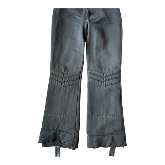 Profile vintage black bib snow pant bib men size 36 tall - Picture 6 of 9